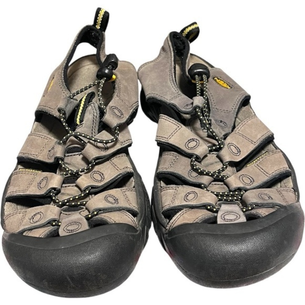 KEEN Newport Sandals XT 0205 Suede Waterproof  Taupe and Black Adventure Sandals